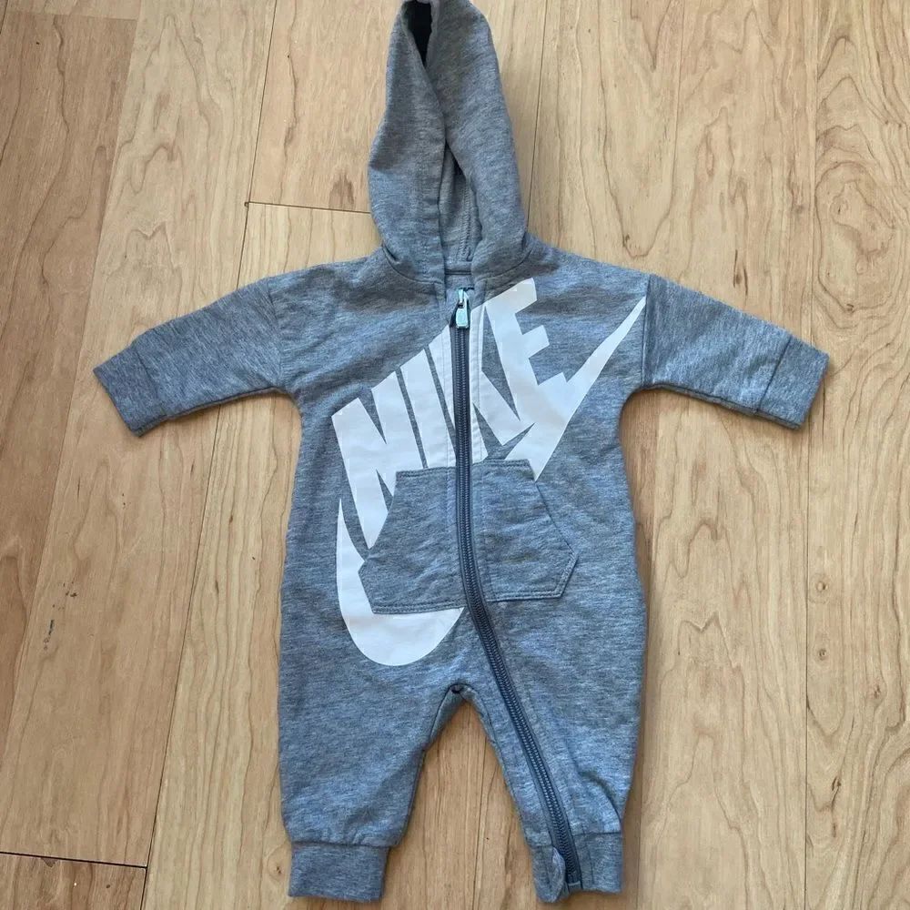 Grey Nike one piece jumpsuit
